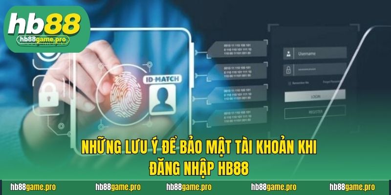 Đăng Nhập Hb88 - Hướng Dẫn An Toàn Và Cực Nhanh Chóng  3 Những lưu ý để bảo mật tài khoản khi đăng nhập HB88