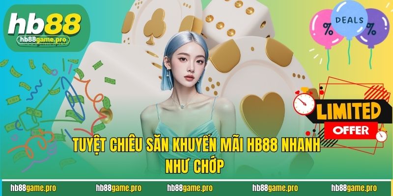 Khuyến Mãi HB88 10 Tuyệt chiêu săn khuyến mãi HB88 nhanh như chớp